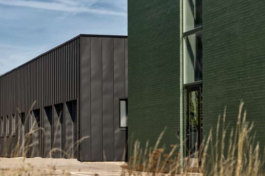 Modern office environment in Gladsaxe wrapped in steel profiles, Transformervej 14, 2860 Søborg, Denmark